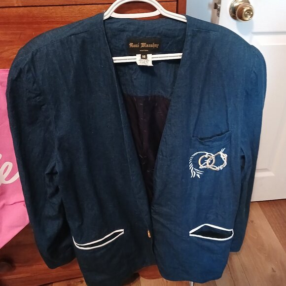 Roni Blanshay 16 Denin Blazer - Picture 3 of 3